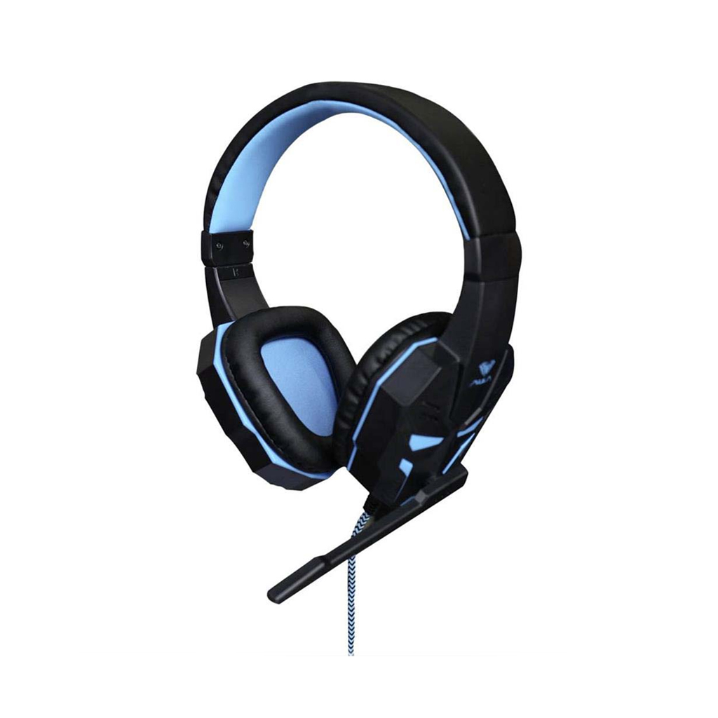Aula Prima Basic Headset with Microphone, 2x 3.5mm Jack – Black