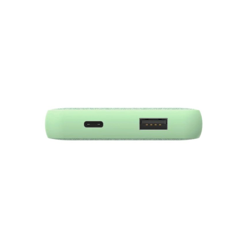 Hama Fabric 10 Power Bank 10000mAh, USB-C Input, USB-A + USB-C Output - Grey - Image 3