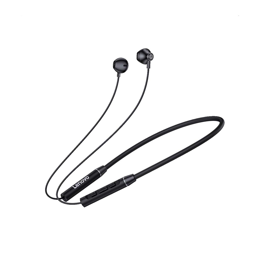 Lenovo MAGNETIC Wireless Earphones QE-08, Bluetooth, Black