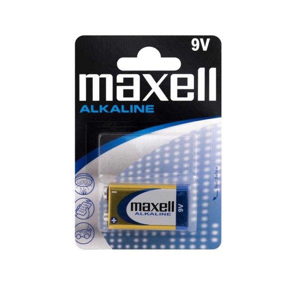 Maxell 6LR61 Alkaline Battery 9V