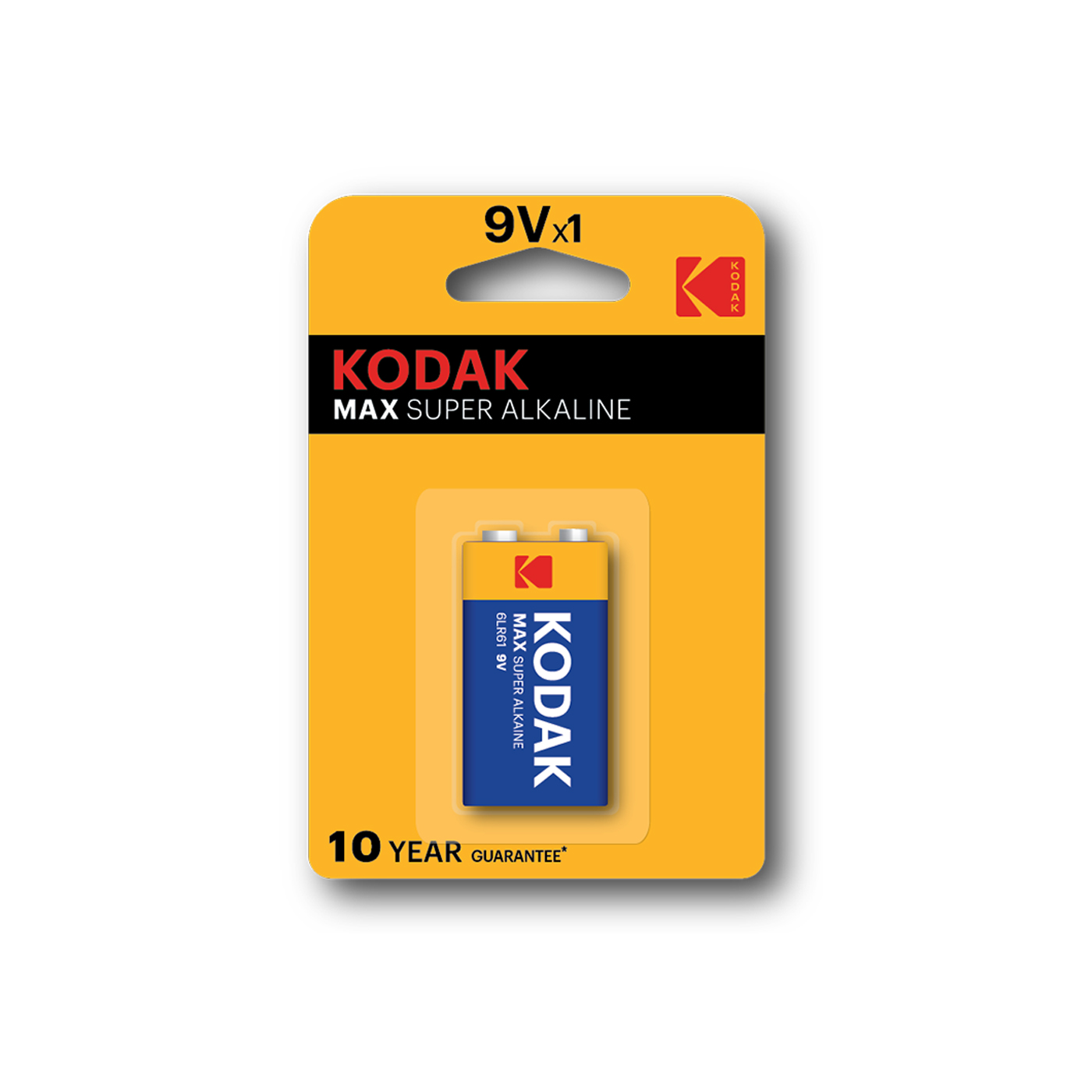 Батерија Kodak MAX SUPER ALKALINE 9Vx1