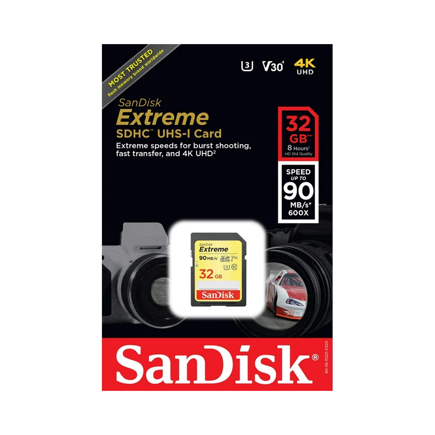 Мемориска картичка SanDisk Extreme 32GB 90 MB/s